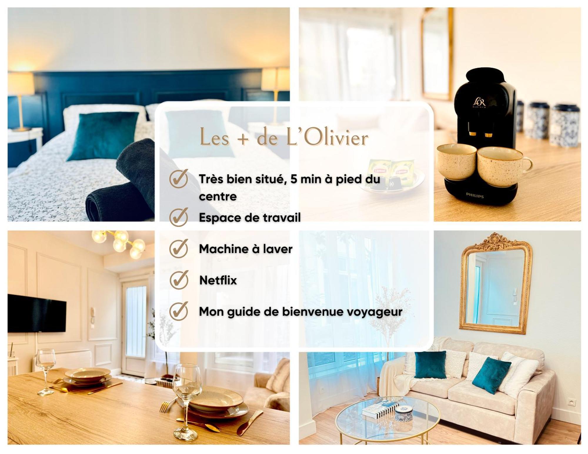 L'Olivier - Netflix - Bureau - Proche Centre Troyes Lägenhet Exteriör bild